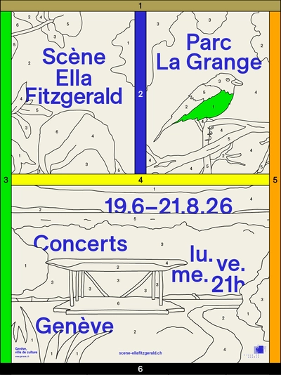 Scène Ella Fitzgerald Cette image est l'annonce du Festival de musique Scène Ella Fitzerald