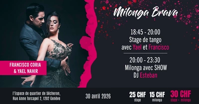 Flyer de l'événement avec les enseignants du cours