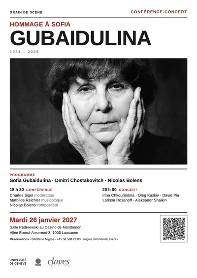 "Tribute to Sofia Gubaidulina": Lecture-Concert Sofia Gubaïdulina