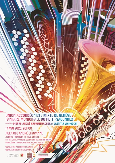 accordéon trombone clarinette