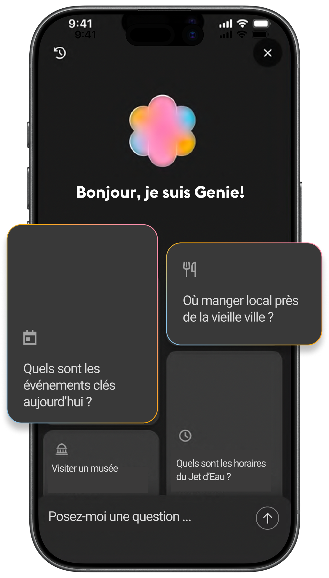 Genie assistant IA dans Hello Geneva