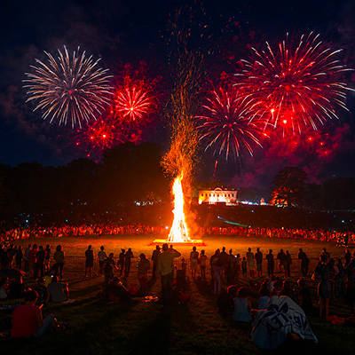 Höhenfeuer zum Schweizer Nationalfeiertag