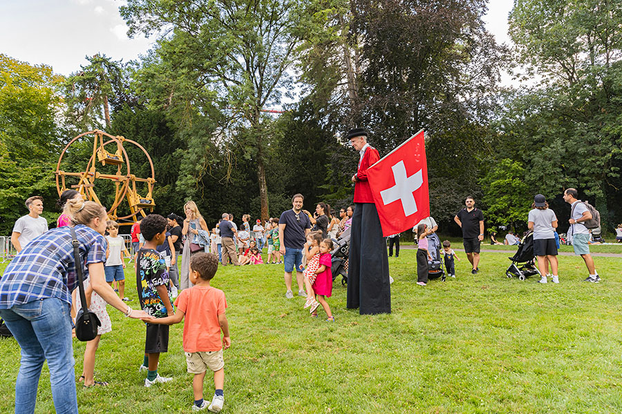 Familienaktivitäten am Schweizer Nationalfeiertag in Genf
